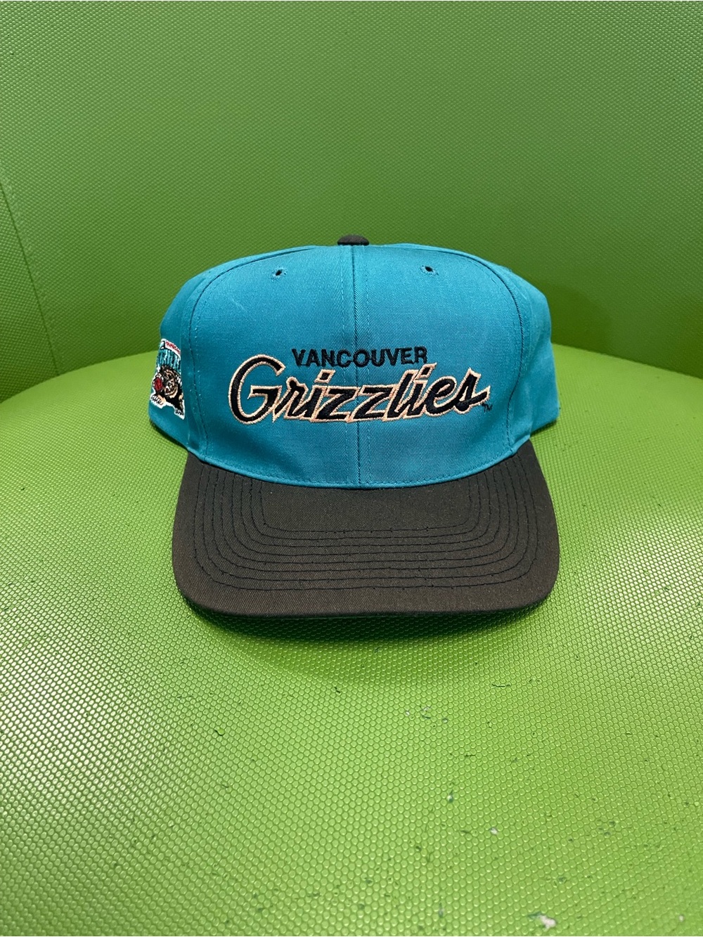 Vintage Sports Specialties Vancouver Grizzlies Twill Script Snapback Hat